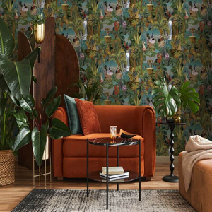 Holden Decor Odyssey Animal Beach Party Multi Metallic Wallpaper - 14350