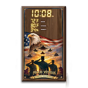 Timeless Honor Weather Station Clock