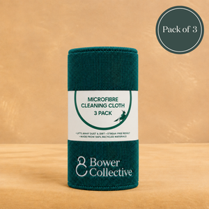 Bower Eco Microfibre Cleaning Cloth - 3 Pack