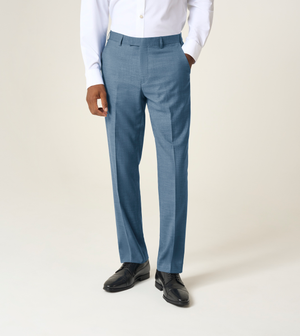 Lucien Suit Tailored Trousers Teal Blue
