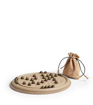 Bennet Leather Solitaire Set - Taupe