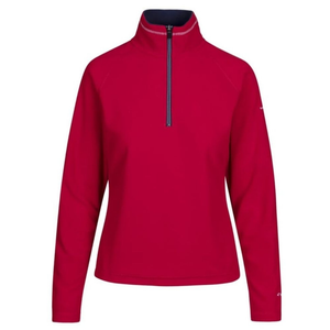 Womens Skylar Fleece Pullover (Red)