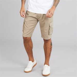 Indicode Mens Inmonroe Cargo Shorts Greige