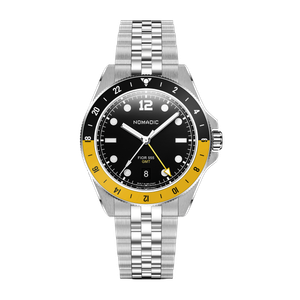 Fíor 555 - GMT Watch (41mm) - Shipyard Yellow