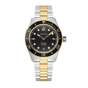 Classic Black and Gold - Maraí 401 Prestige - 40mm 18K Gold Dive Watch (2026 Edition)