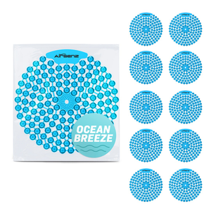 Airsenz Pearl Compact Urinal Mats - Box of 10 Urinal Screens