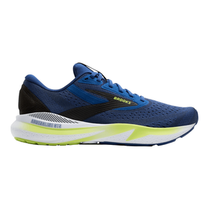 Mens Medium Adrenaline GTS 24 Running Shoes (Navy Peony/Black/Acid Lime)