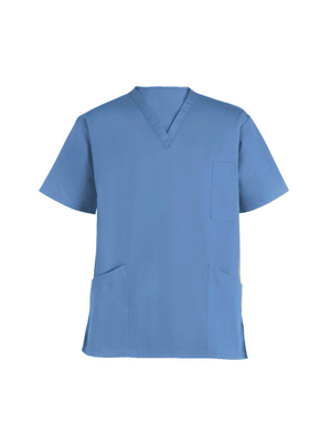 Unisex Smart Scrub Tunic, Metro Blue