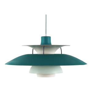 1960's Pendant Light in Blue Tones by Poul Henningsen for Louis Poulsen