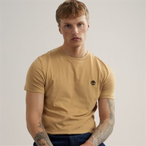 Timberland Mens Dunstan River T-Shirt Light Wheat Boot