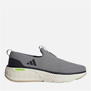adidas Mens Cloudfoam Go Lounger Slip On Trainers Grey Three/Core Black/Off White