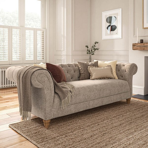 Montgomery 3 Seater Sofa in Arlan Abalone Fabric
