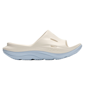 Hoka Unisex Ora Recovery Slide 3 - Alabaster/ Ambient Blue - AW26