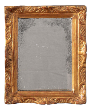 French Louis XV Gilt Gesso Mirror, 1750