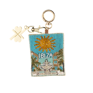 Ibiza Hand-Beaded Bag Charm