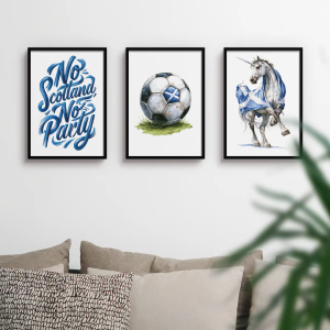 Scotland World Cup Collection (3 Prints) - A4