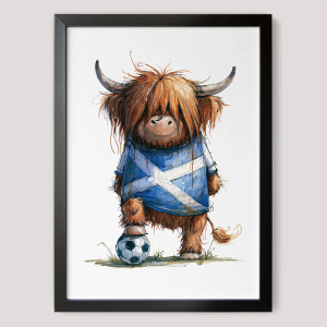 Scotland Football Coo - A5