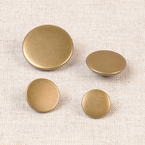 Bouton plat à queue - Bronze