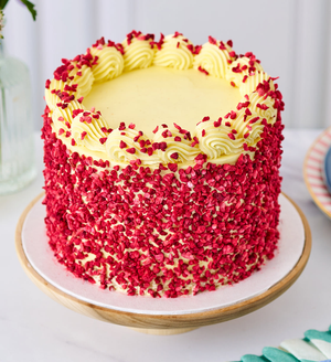 Vegan and Gluten Free Lemon and Raspberry Nationwide Cake
