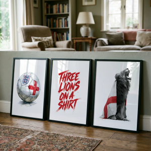 Remaining 2 Prints in the England World Cup Collection - A5