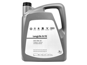 Genuine VW SEAT Audi Skoda Longlife IV FE 0W20 Fully Synthetic Engine Oil 5 Litres (GS65577M4EUR)