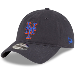 New Era Mens 9TWENTY New York Mets Baseball Cap - Dark Grey - One Size / Dark Grey