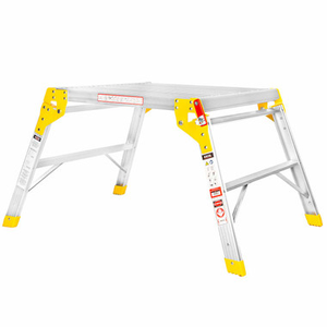 Excel 7946 Heavy Duty Aluminium Platform Work Bench Folding Hop Up 600mm x 600mm