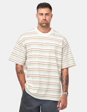 Vans Pismo Striped T-Shirt - Classic White
