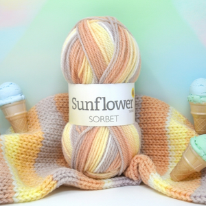 Sunflower Yarns Sorbet - Honey Oat Swirl (007)