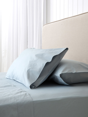 Heirloom Sheet Set in Duck Egg