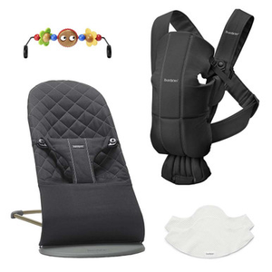 BabyBjorn Bounce & Carry Bundle - Black