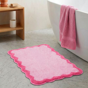 SCALLOP RASPBERRY 50X80 Bath Mat