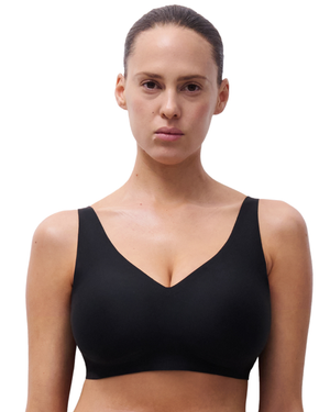 Chantelle Soft Stretch Power Plunge Wireless Bra - Black