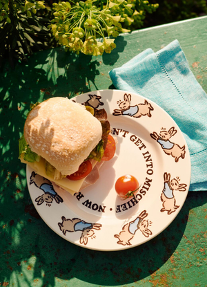 Peter Rabbit™ Hop, Skip, Jump Medium Dinner Plate, 8.5 Inch