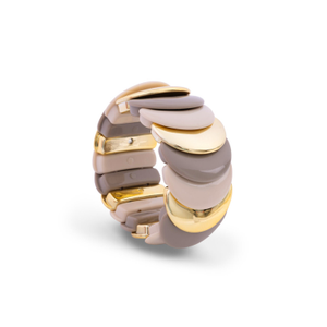 Layered Crescent Stretch Bracelet (one size)