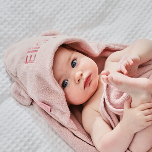 Personalised Small Pink Hooded Towel