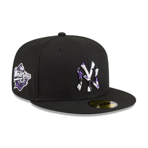 New York Yankees MLB Camo Infill Black 59FIFTY Fitted Cap
