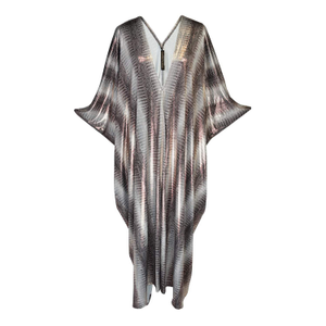 Slither Metallique Caftan Kaftan Dress (one size)