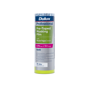 Dulux Professional Green Pre-Taped Masking Film Refill 2.7m x 18m