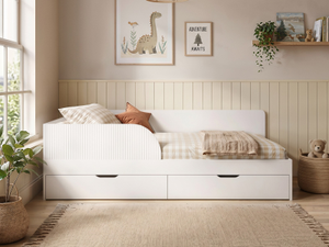 Flair Aris Single Montessori Bed with 2 Storage Drawers