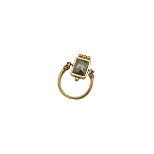 Bague Sacha Force pivot Pyrite - LA2L