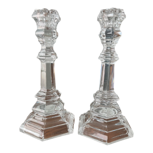 Vintage Tiffany & Co. Traditional Candlestick Holders-Set of Deux
