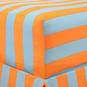 SPACE STRIPES Double Fitted Sheet