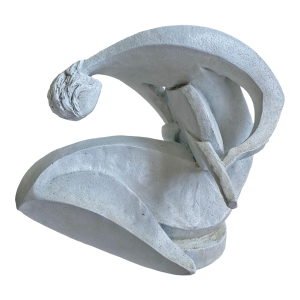 Vintage David Fisher “The Guitarist” Sculpture Austin Productions White Plaster Statue