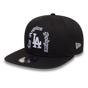 LA Dodgers MLB Black 9FIFTY Snapback Adjustable Cap