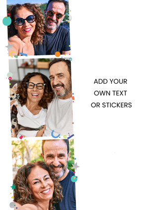 Moonpig Design Your Own Photo Booth Style Card