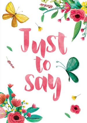 Moonpig La Jolie Boutique Just To Say Card