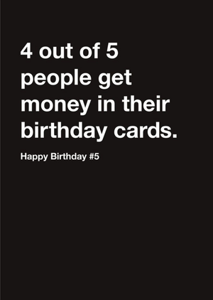 Moonpig Carte Blanche Money Happy Birthday Card