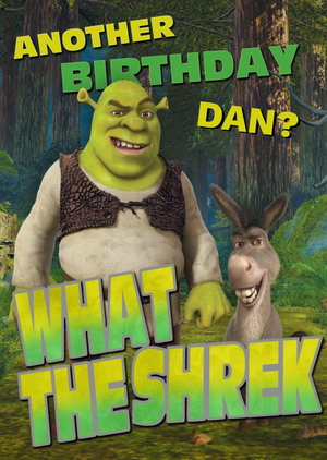 Other What The Shrek Birthday Card