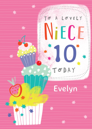 Moonpig To A Lovely Niece Birthday Card